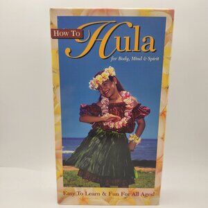 How To Hula VHS For Body Mind And Spirit Instructional Dance 1996 Hawaii